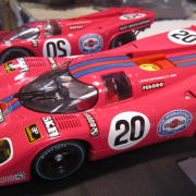 D124 Porsche 917K Cherry Red Martini