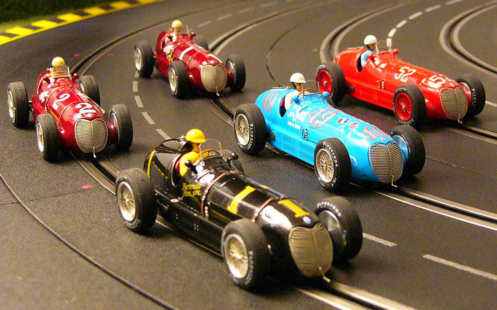 Ostorero Slot Models Formel 1 und Indy in 132