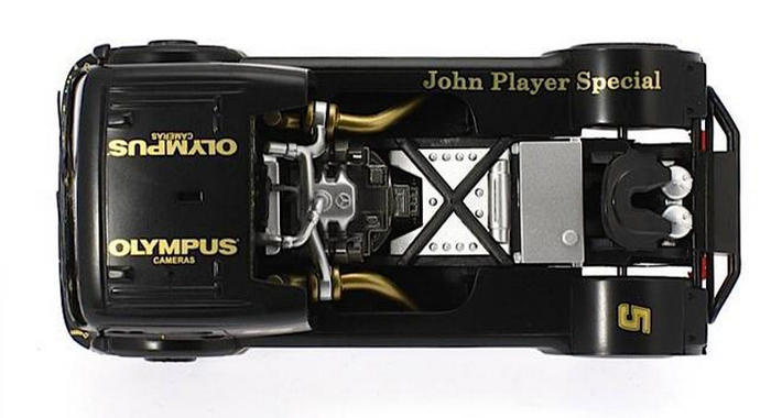 Flyslot Cars - Mercedes Atego John Player Special (FS-202303) - von oben