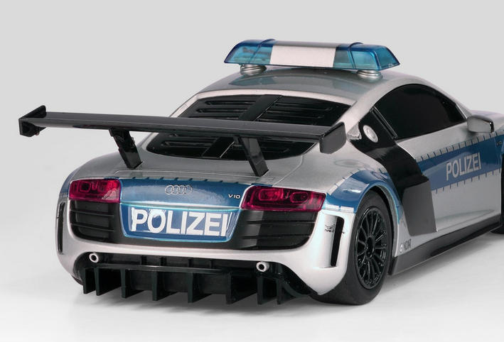 Scalextric - Audi R8 Police Car (C3374) von hinten