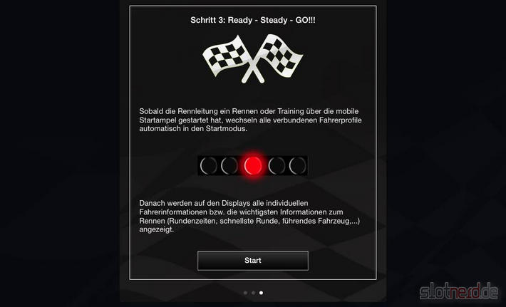 iOS Race App - Anleitung Bildschirm 3