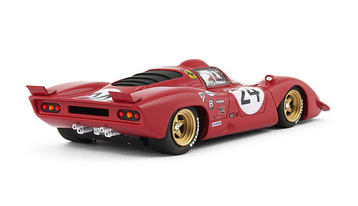 Racer - Ferrari 312P NART Daytona 24hrs 1970 (RCR69) von hinten