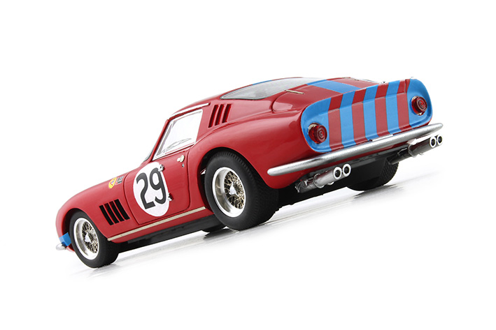 Racer Silver Line - Ferrari 275GTB Le Mans 24hrs 1966 (SL24) - schräg hinten