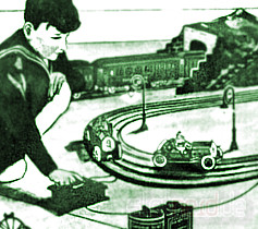 Die ersten bekannten kommerziellen Slotcars von Lionel Corp 1913