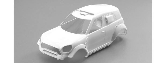 Scaleauto - Mini X-Raid All4 Racing White Kit (SC-3615)