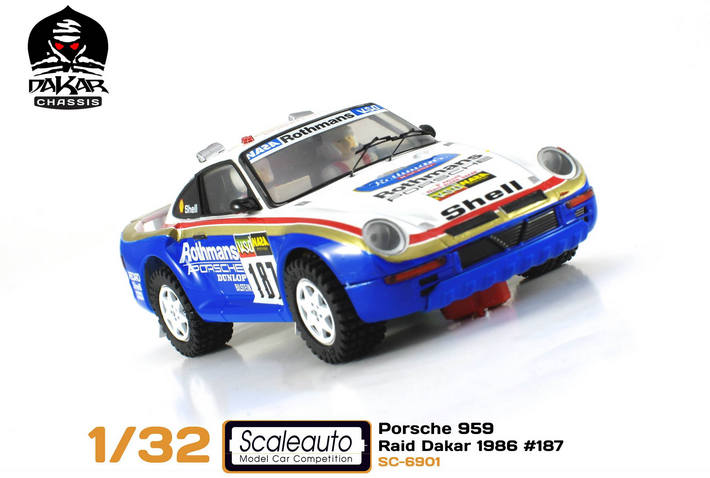 Scaleauto - Porsche 959 Raid Dakar 1986 #187 - rechts