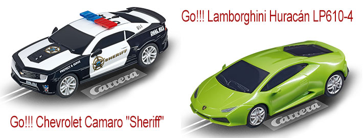 Chevrolet Camaro "Sheriff" (64031) und Lamborghini Huracán LP610-4 (64029)