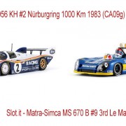 Slot.it - Porsche 956 (CA09g) & Matra-Simca MS 670B (CA09g)