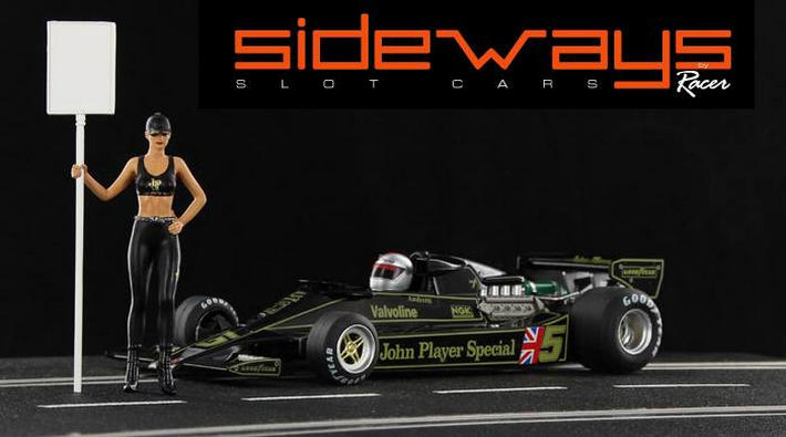 Sideways by Racer - JPS Grid Girl Dania mit Nummerntafel (SWFIG004)