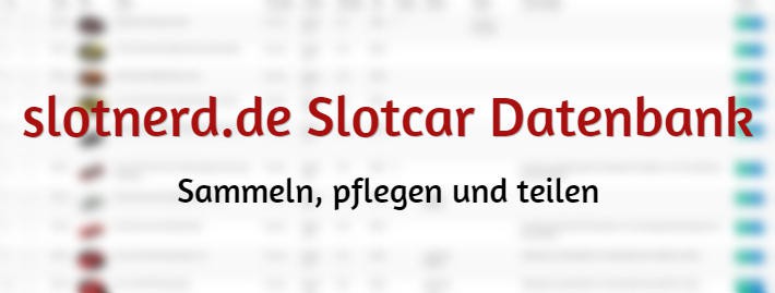 Slotcar Datenbank