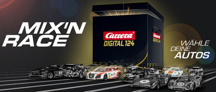 Carrera Digital 124 - Mix'n Race Set (90910) Freie Auto Wahl 