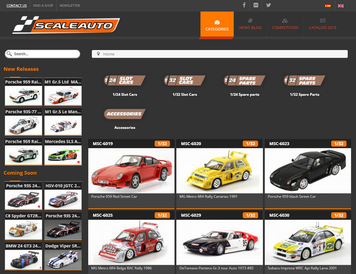 Scaleauto Webseite 2015
